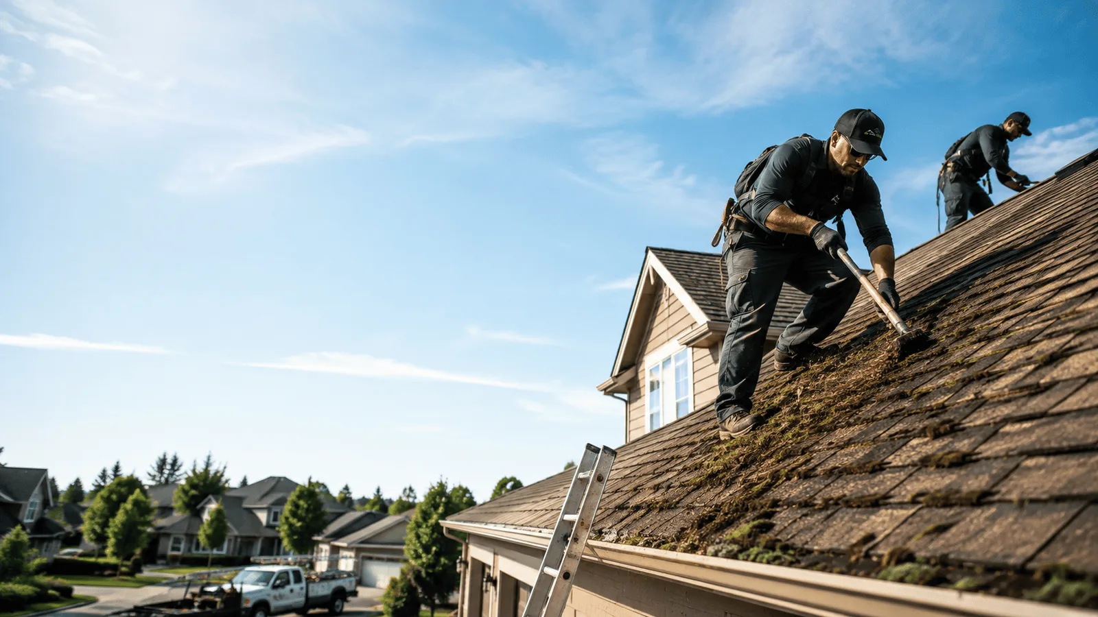 Roof Moss Removal in Arlington, OH near me